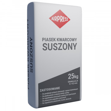 Kremičitý piesok na pieskovanie (sušený) 25 kg zrnitosť 0,1 - 0,5 mm