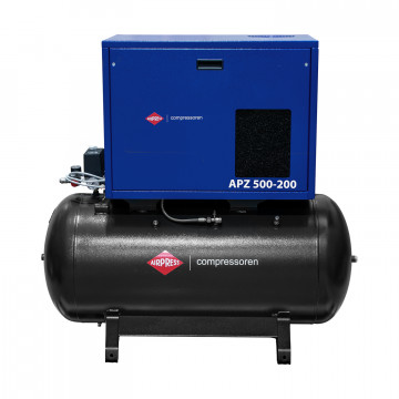 Tichý kompresor dvojpiestový APZ 500-200 10 bar 4 HP/3 kW 378 l/min 200 l - NOVINKA