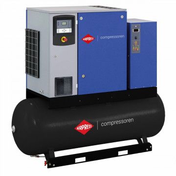 Skrutkový kompresor APS 10DD IVR Combi Dry 12.5 bar 10 HP/7.5 kW 270-1260 l/min 500 l