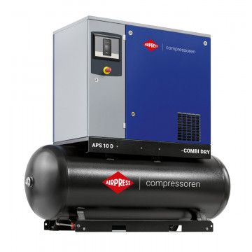 Skrutkový kompresor APS 10D Combi Dry G3 13 bar 10 KM/7.5 kW 884 l/min 500 l