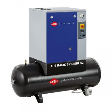 Skrutkový kompresor APS 3 Basic G2 Combi 10 bar 3 KM/2,2 kW 294 l/min 200 l