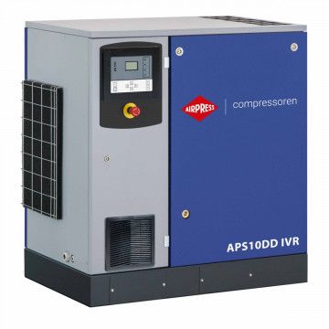 Skrutkový kompresor APS 10DD IVR 12.5 bar 10 HP/7.5 kW 270-1260 l/min