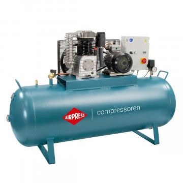 Kompresor dvojpiestový K 500-1000S 14 bar 7.5 HP/5.5 kW 400V 481 l/min 500 l - pripojenie hviezda-trojuholník