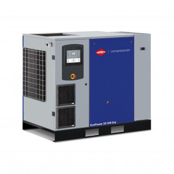 Skrutkový kompresor EcoPower 20D IVR Dry 13 bar 20 HP/15 kW 816 - 2880 l/min