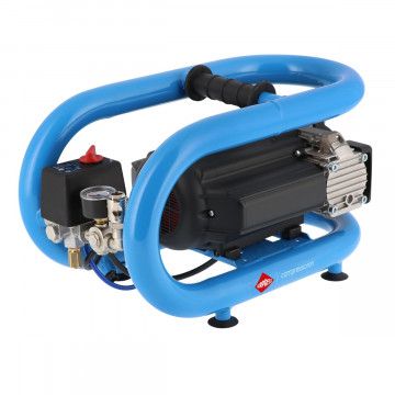 Malý bezolejový dvojpiestový kompresor LMO 3-210 10 bar 0.7 HP/0.5 kW 168 l/min 3 l tichý
