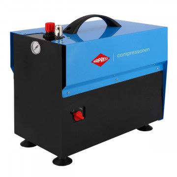 Malý bezolejový dvojpiestový kompresor L 5-210 10 bar 0.75 HP/0.55 kW 168 l/min 5 l tichý