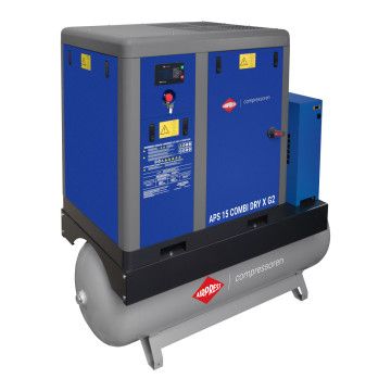 Skrutkový kompresor APS 15 Combi Dry X G2 10 bar 15 HP/11 kW 1440 l/min 500 l