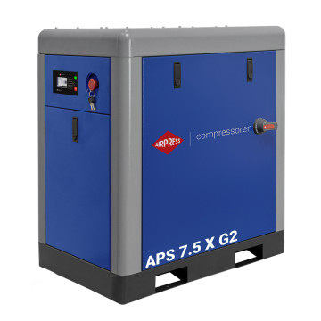 Skrutkový kompresor APS 7.5 X G2 10 bar 7.5 KM/5.5 kW 690 l/min