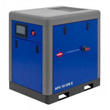 Skrutkový kompresor APS 10 IVR X 10 bar 10 KM/7,5 kW 270-1020 l/min