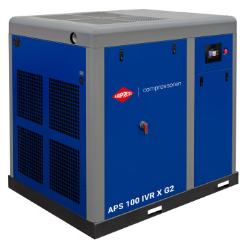 Skrutkový kompresor APS 100 IVR X G2 10 bar 100 KM/75kW 3890-12780 l/min