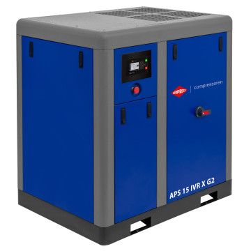 Skrutkový kompresor APS X 15 IVR G2 10 bar 15 HP/11 kW 630 - 1680 l/min