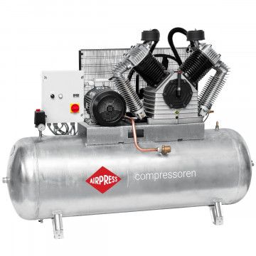 Kompresor G 2500-500 SD Pro 11 bar 20 KM/15 kW 400V 1420 l/min 500 l galvanizovaný - hviezdový-trojuholníkový spínač