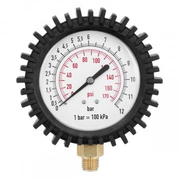 Manometer pre fúkaciu pištoľ 12 bar (42078)